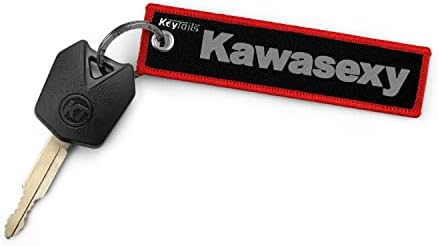 מחזיקי מפתח מקשים, תג מפתח איכותי פרימיום מתאים לאופנוע Kawasaki, מכונית, קטנוע, טרקטורון, UTV [Kawasexy]